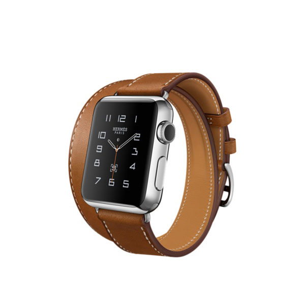 ویدیو ساعت اپل هرمس دو دور 38 میلیمتر بدنه استیل و بند چرمی قهواه ای فاو بارن، ویدیو Apple Watch Hermes Double Tour 38 mm Brown Fauve Barenia Leather Band