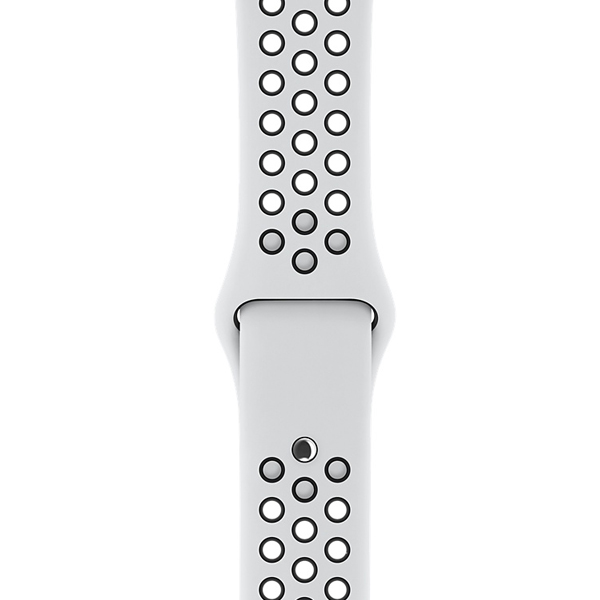 آلبوم ساعت اپل سری 3 نایکی پلاس سلولار بدنه آلومینیومی نقره ای با بند مشکی پلاتینیوم نایکی 38 میلیمتر، آلبوم Apple Watch Series 3 Nike+ Cellular Silver Aluminum Case Pure Platinum/Black Nike Sport Band 38mm