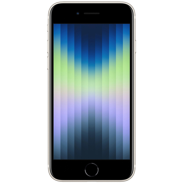 عکس آیفون اس ای نسل سوم iPhone SE3 64GB Starlight، عکس آیفون اس ای نسل سوم 64 گیگابایت سفید