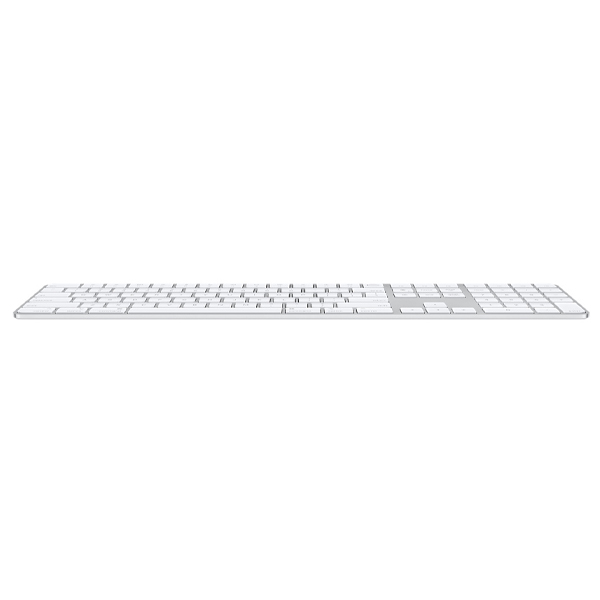 گالری Magic Keyboard with Touch ID and Numeric Keypad white، گالری مجیک کیبورد نامریک با تاچ آیدی سفید