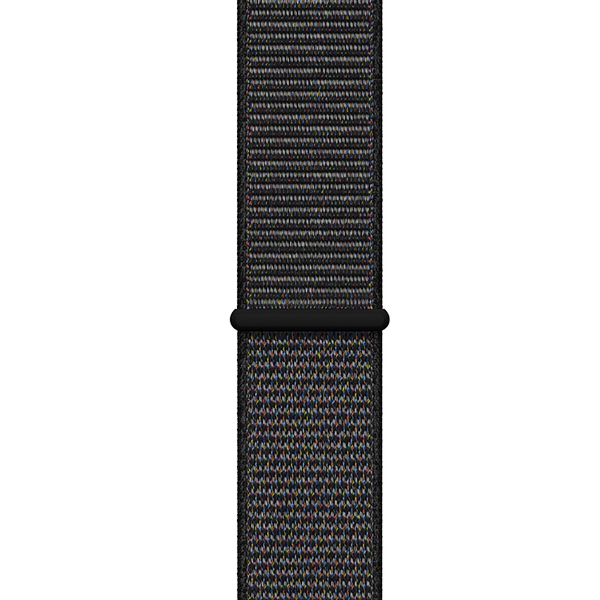 آلبوم ساعت اپل سری 4 سلولار بدنه آلومینیوم خاکستری و بند اسپرت لوپ مشکی 40 میلیمتر، آلبوم Apple Watch Series 4 Cellular Space Gray Aluminum Case with Black Sport Loop 40mm