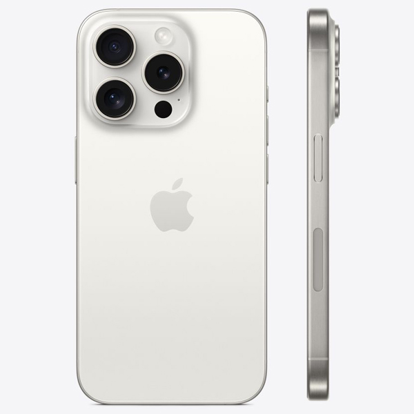عکس آیفون 15 پرو مکس سفید تیتانیوم 512 گیگابایت، عکس iPhone 15 Pro Max White Titanium 512GB