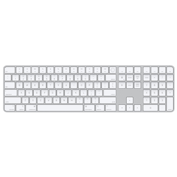 تصاویر مجیک کیبورد نامریک با تاچ آیدی سفید، تصاویر Magic Keyboard with Touch ID and Numeric Keypad white