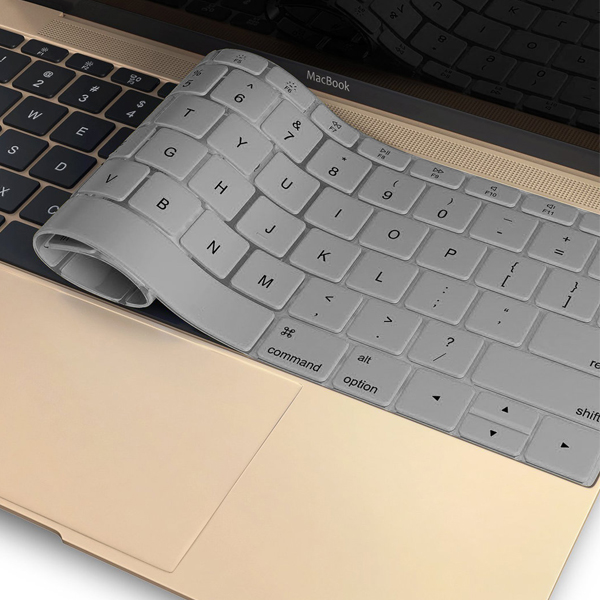 عکس محافظ کیبورد مکبوک 12 اینچی همراه با حروف فارسی، عکس MacBook 12 inch Keyboard Protector