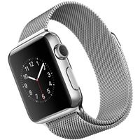 Apple Watch Watch Stainless Steel Case with Milanese Loop Band 38mm، ساعت اپل بدنه استیل بند میلان فلزی 38 میلیمتر