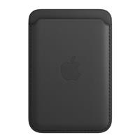 iPhone Leather Wallet with MagSafe Black، کیف چرمی آهن ربایی آیفون رنگ مشکی