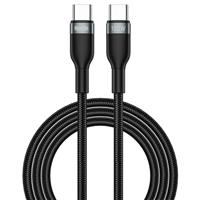 Rexcin USB-C to USB-C Cable Rex-C017، کابل شارژ تایپ سی رکسین مدل Rex-C017