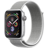 Apple Watch Series 4 GPS Silver Aluminum Case with Seashell Sport Loop 40mm، ساعت اپل سری 4 جی پی اس بدنه آلومینیوم نقره ای و بند اسپرت صدفی 40 میلیمتر
